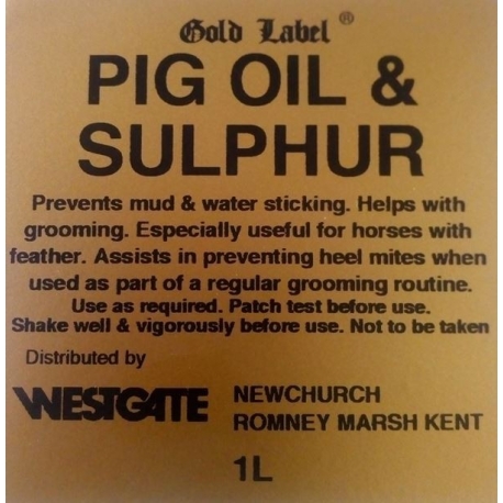 Gold Label Pig Oil & Sulphur